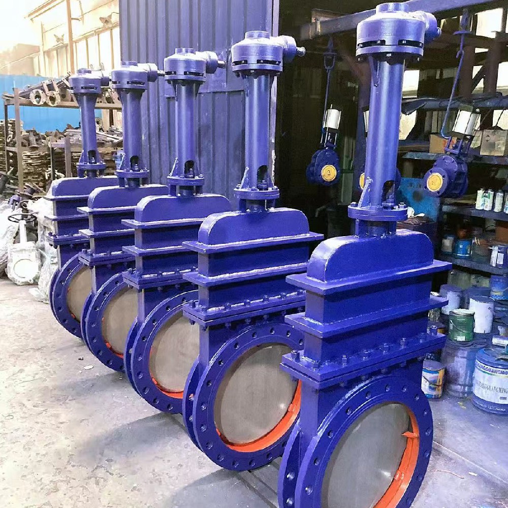 Bevel Gear Wafer Type Knife Gate Valve